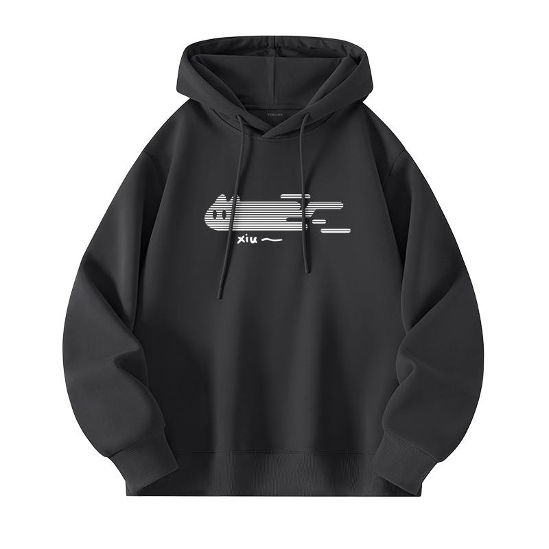 Tonlion Sweatshirts Unisex Hooded Moderate Regular