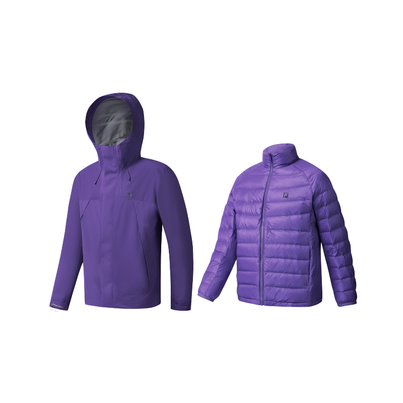 FILA Fitness Waterproof, Windproof, Breathable, Abrasion Resistant, Thermal Windbreaker Jacket Unisex