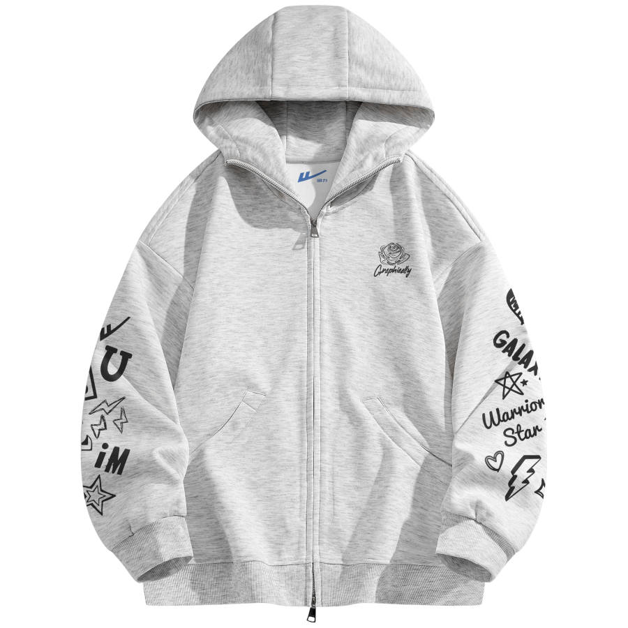 WARRIOR Sweatshirts Unisex Hooded Non Detachable Moderate