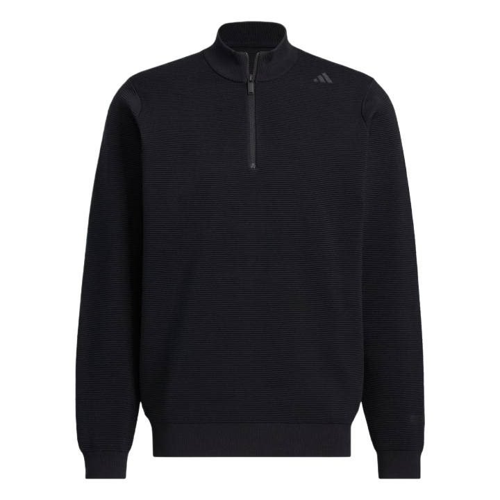 Adidas Adidas Sweatshirts Men's Black Stand Collar Moderate
