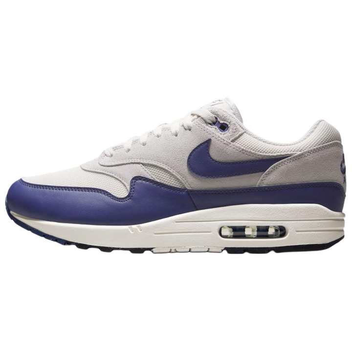 Nike Nike Air Max 1 Running Shoes Unisex Gray Purple
