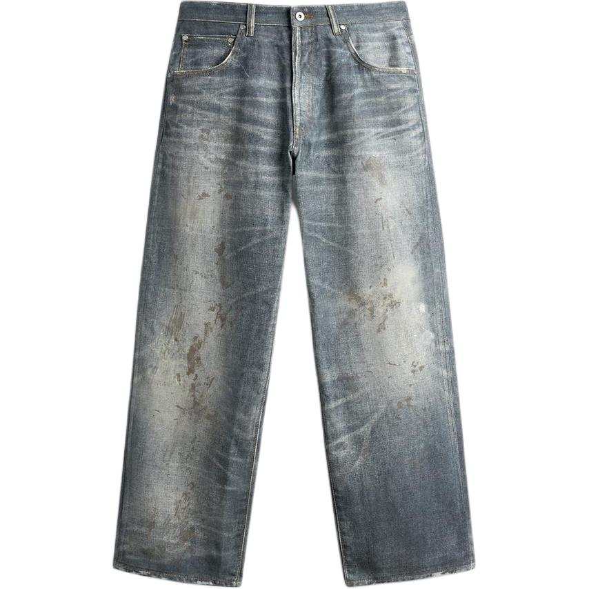 ZARA Jeans Men's Dark Blue Moderate Straight Fit Pants