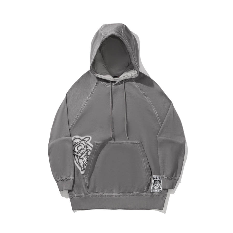Li-Ning Li Ning Sweatshirts Men's Shadow Gray Hooded Moderate