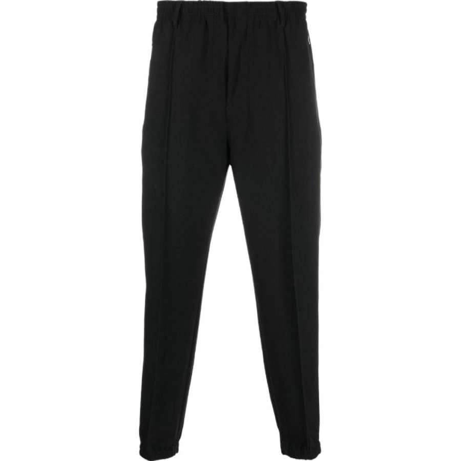 EMPORIO ARMANI Knitted Sweatpants Men's Black