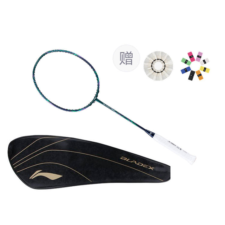 Li-Ning Li Ning Sharp Shadow 800 NEW 800NEW Full Carbon Badminton Rackets Offensive Type Heavy Head, Stiff Shaft Professional