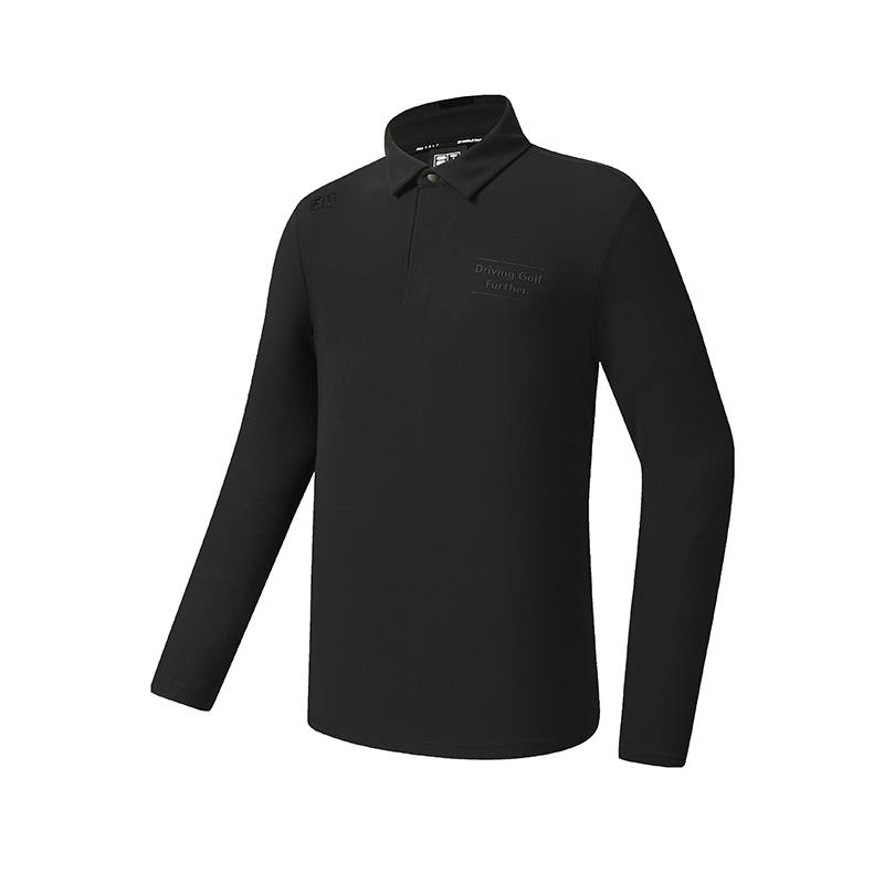 FILA Golf Polo Shirt Men's Pitch Black