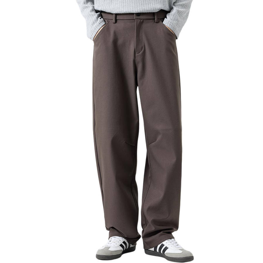 Hodo Casual Pants Men's Thickened Wide Leg Pants