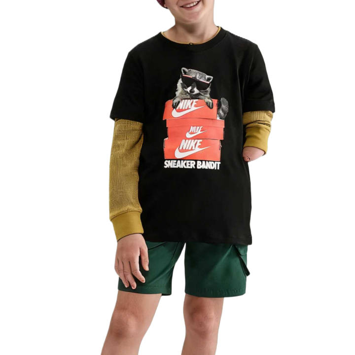 Nike Nike Kids T Shirts Crew Neck Moderate