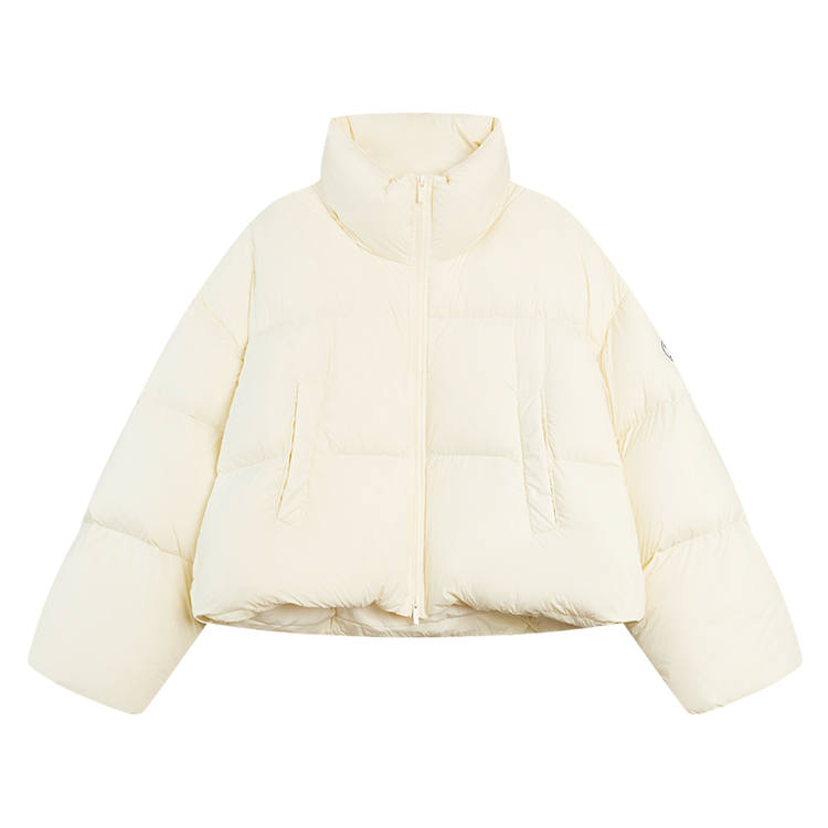 ELLE Down Jackets Women's Stand Collar Moderate Puffer Jacket