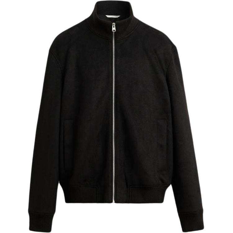 ZARA ZARA Jackets Men's Black Turtleneck Moderate Other