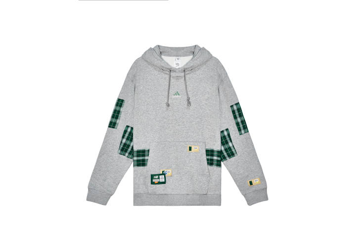 Adidas Adidas Sweatshirts Men's Gray Hooded Moderate Regular