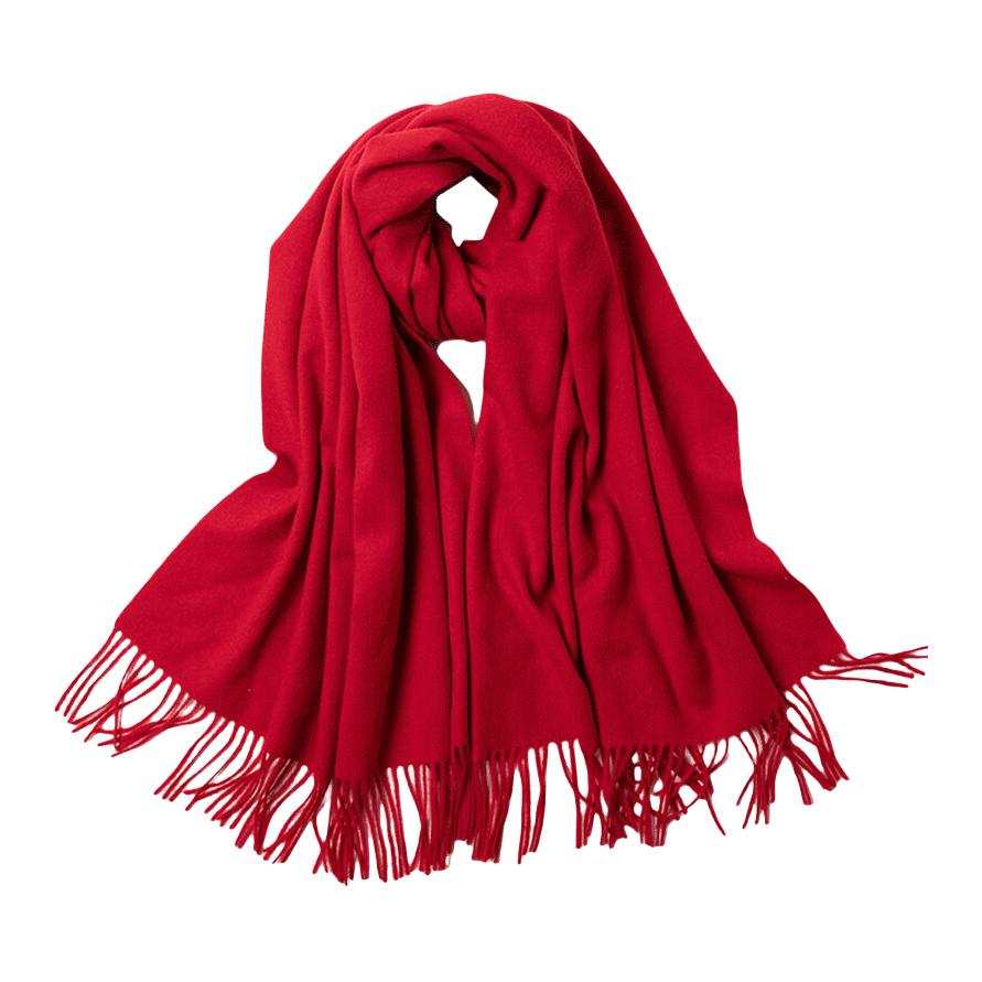 Hodo Red Bean Wool Knit Scarves Unisex