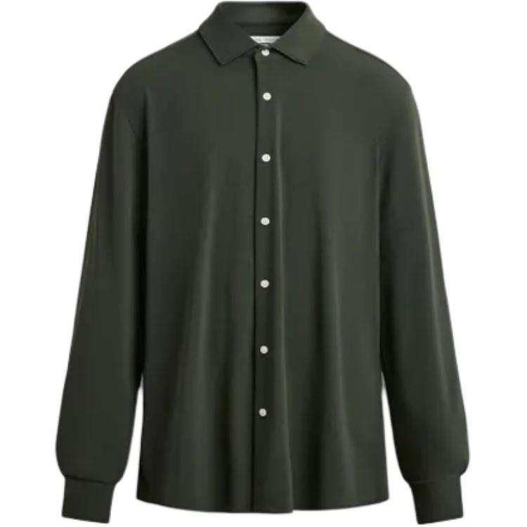 ZARA Shirts Men's Dark Green Moderate