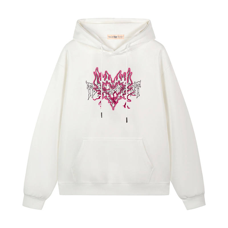 Tonlion Sweatshirts Unisex Hooded Moderate Heavyweight