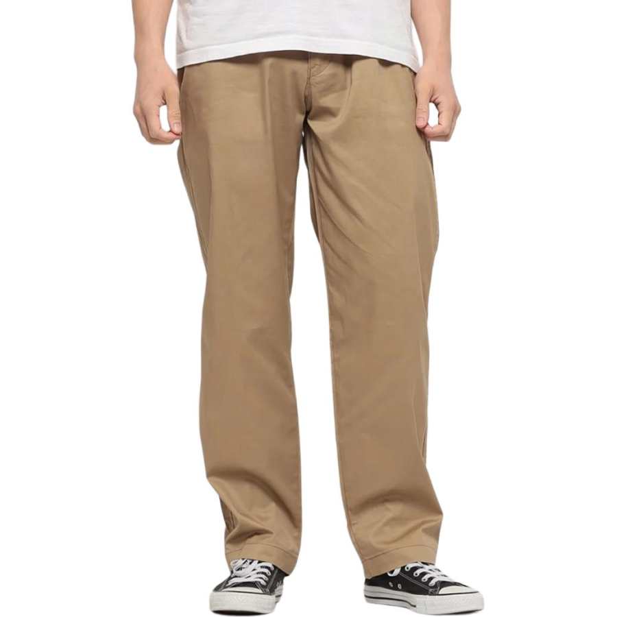 Levis Casual Pants Men's Beige Moderate Straight Fit Pants