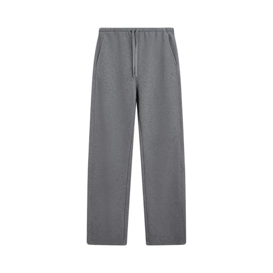 Li-Ning Li Ning Sports Life Collection Fleece Lined, Thermal Casual, Letter Embroidery Fashion Versatile Knitted Sweatpants