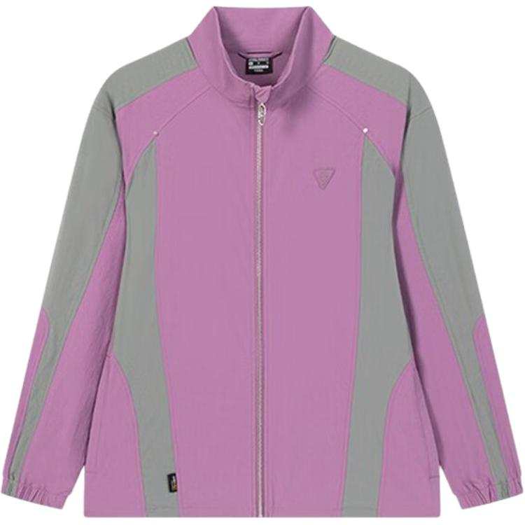 361° Trench Coats Men's Chong Purple Stand Collar Moderate