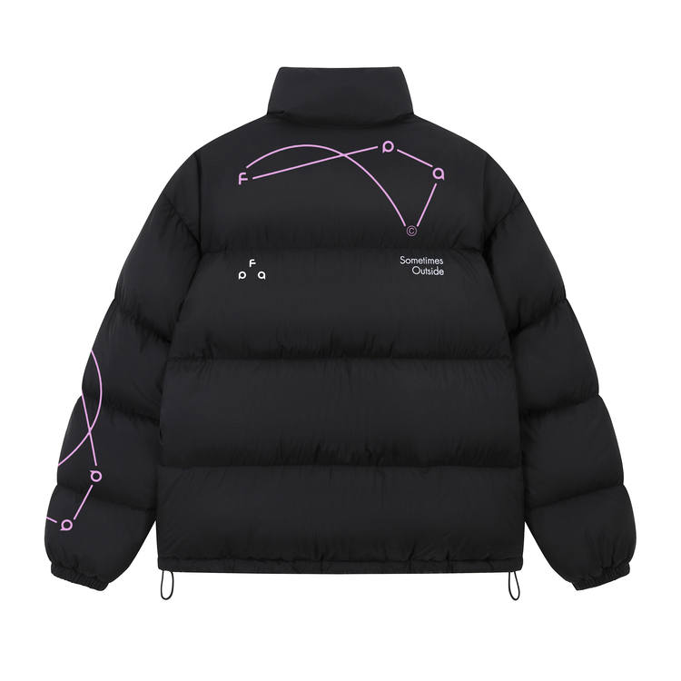 FPA Down Jackets Unisex Black Stand Collar Moderate Other