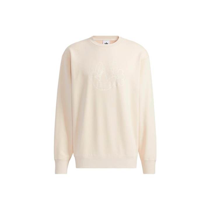Adidas Adidas Sweatshirts Men's Ivory Crew Neck Moderate Other