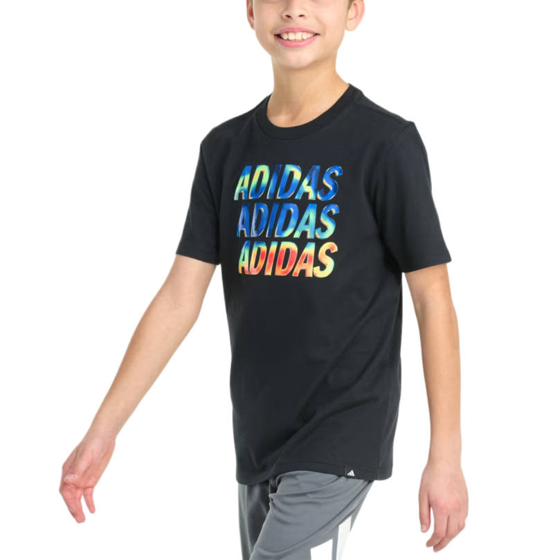 Adidas Adidas Kids T Shirts Crew Neck Moderate