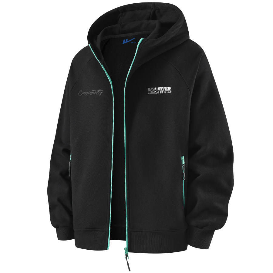 WARRIOR Sweatshirts Unisex Hooded Moderate Cardigan