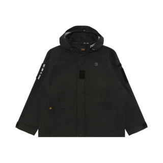 Aape logo-patched jacket