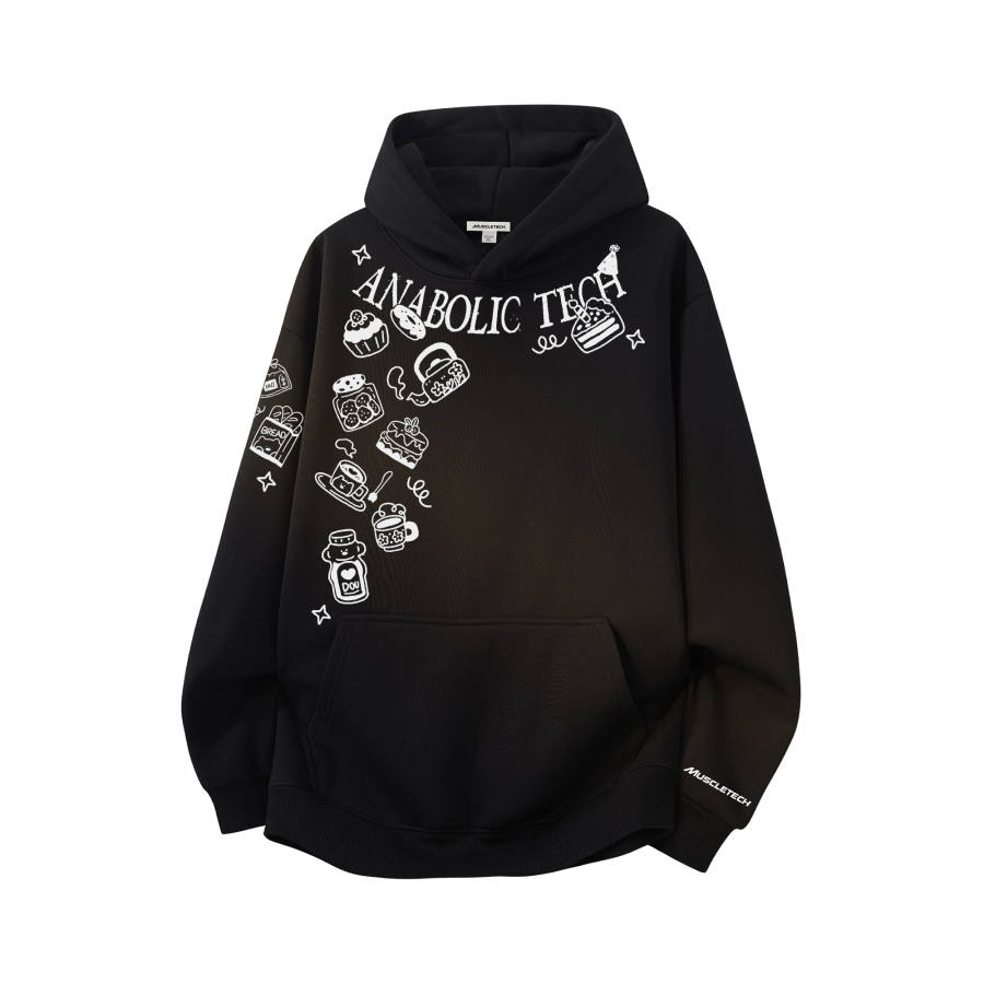 MUSCLETECH Sweatshirts Unisex Hooded Moderate Regular
