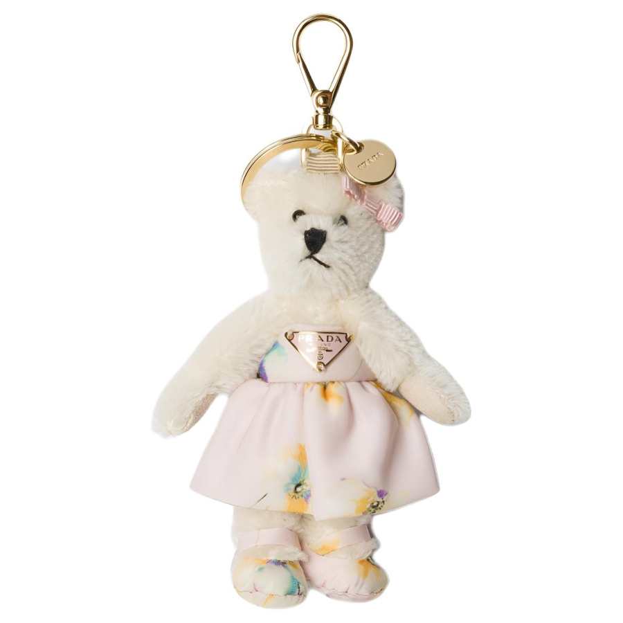 PRADA PRADA Cotton Bag Accessory Unisex White & Pink