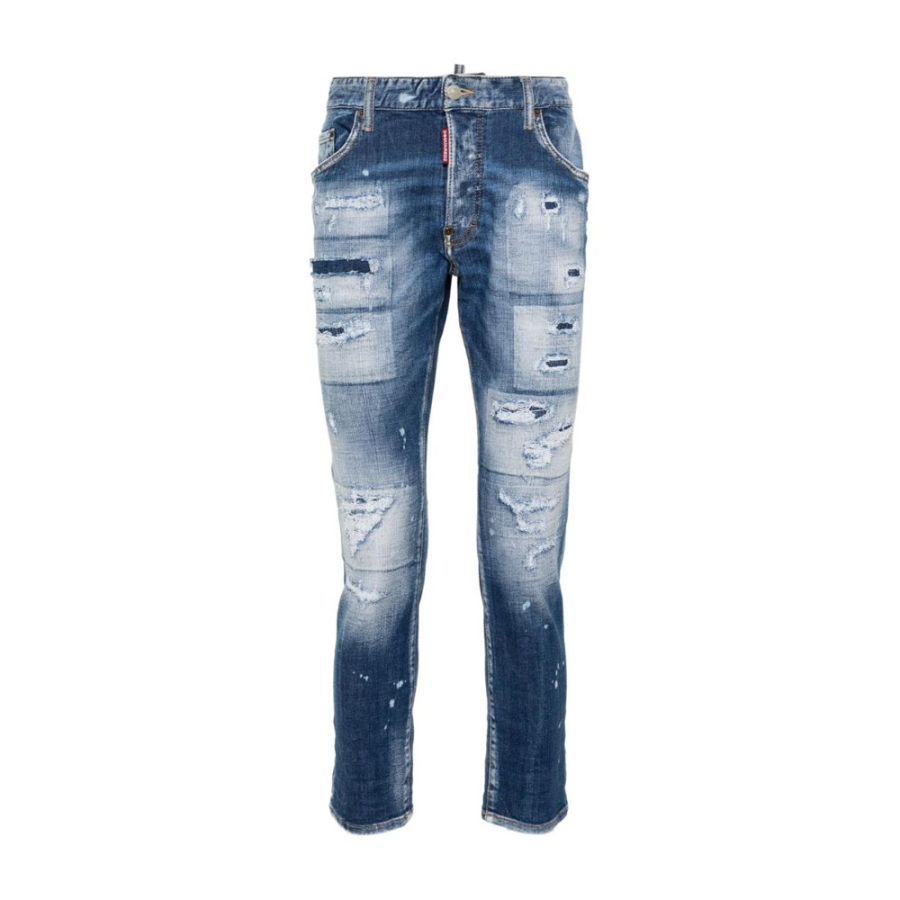 DSQUARED 2 Dsquared2 Ripped Detailed Skinny Jeans