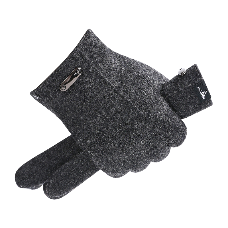 SEPTWOLVES SEPTWOLVES Thermal Touchscreen Motorcycle Riding Gear Abrasion Resistant Fleece Lined Cold Resistant Thickened
