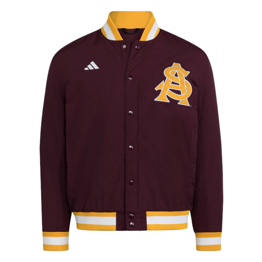 Adidas Adidas Free Shipping With AdiClub Arizona State Sun Devils Coaches Dugout Jacket