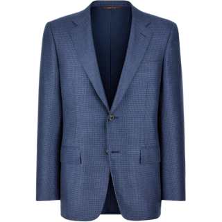 Canali checked buttoned jacket