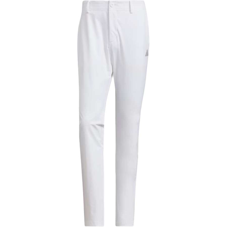 Adidas Adidas Clothing Casual Pants Men's White Moderate Straight Fit Pants