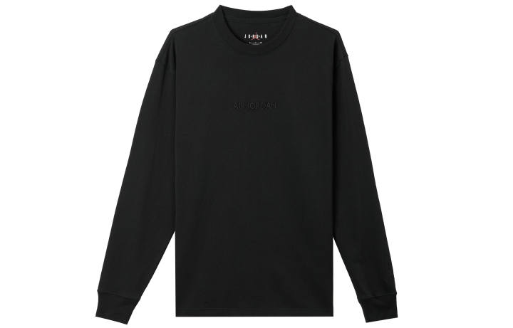 Jordan Jordan Wordmark T Shirts Men's Black Crew Neck Moderate