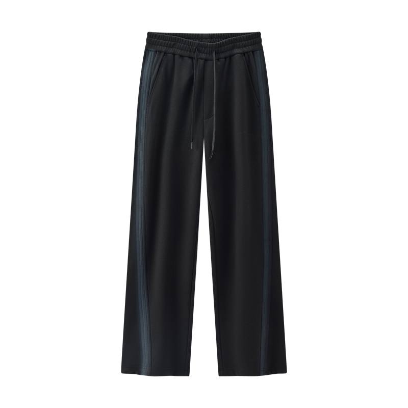 Semir Mall Same Style Men's Clothing Fleece Lined Loose Fit Straight Fit Pants Casual Pants Unisex