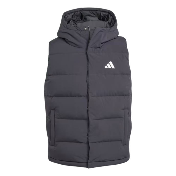 Adidas Adidas Sportswear Vests Men's Black Stand Collar Moderate Other