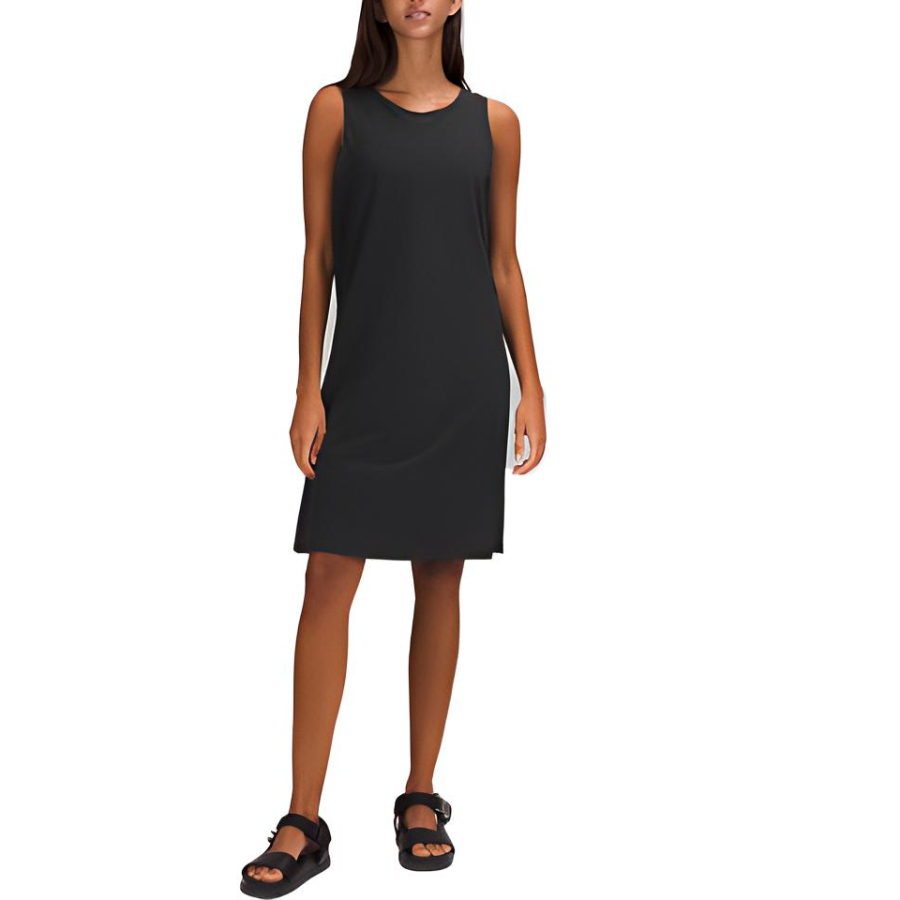 Lululemon Sleeveless Dresses Women's Crew Neck Thin Mid Length