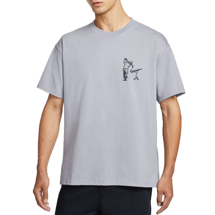 Nike Nike T Shirts Men's Gray Crew Neck