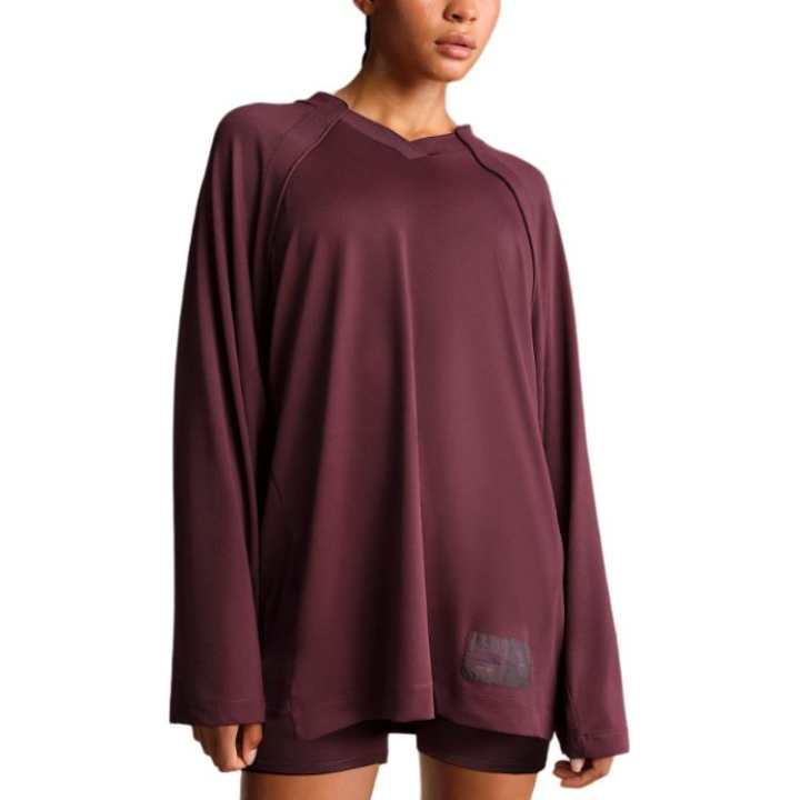 Nike NikeSKIMS Airy Women's Oversized V-Neck Long-Sleeve Top