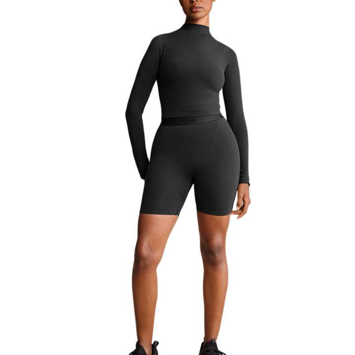 Nike NikeSKIMS Vintage Seamless Women's Mock-Neck Crop Top
