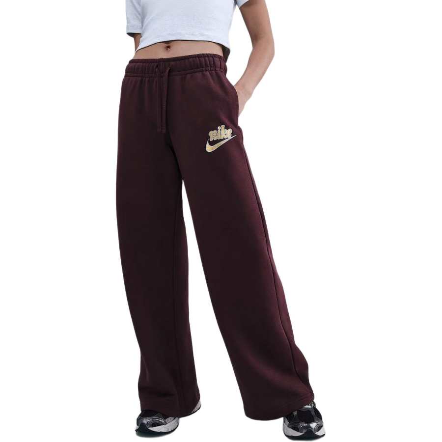 Nike Nike Sportswear Club Fleece Women's Mid-Rise Wide-Leg Pants