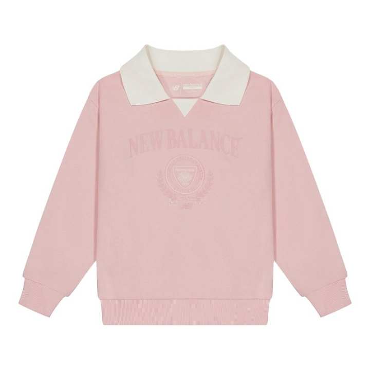 New Balance New Balance Kids Sweatshirts Lapel Moderate