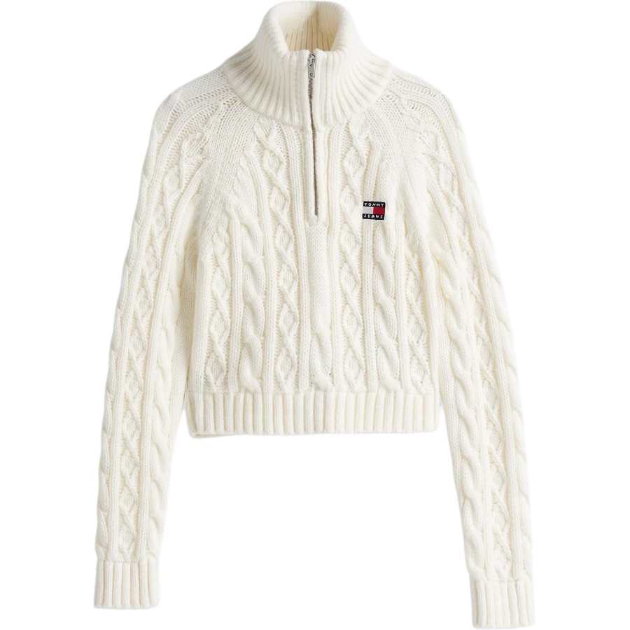Tommy Hilfiger Sweaters Women's Ecru Turtleneck Moderate Other