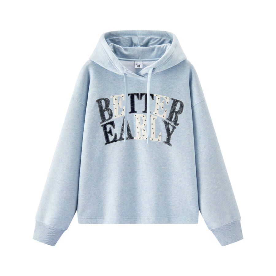 Semir Sweatshirts Women's Hooded Thickened Regular