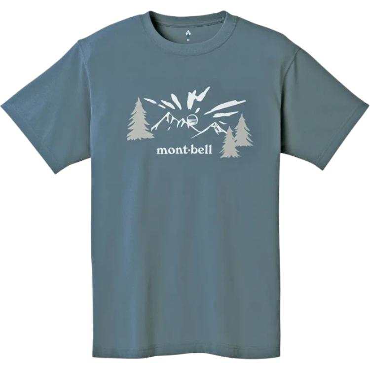 MONTBELL T Shirts Unisex Crew Neck Moderate Straight Fit