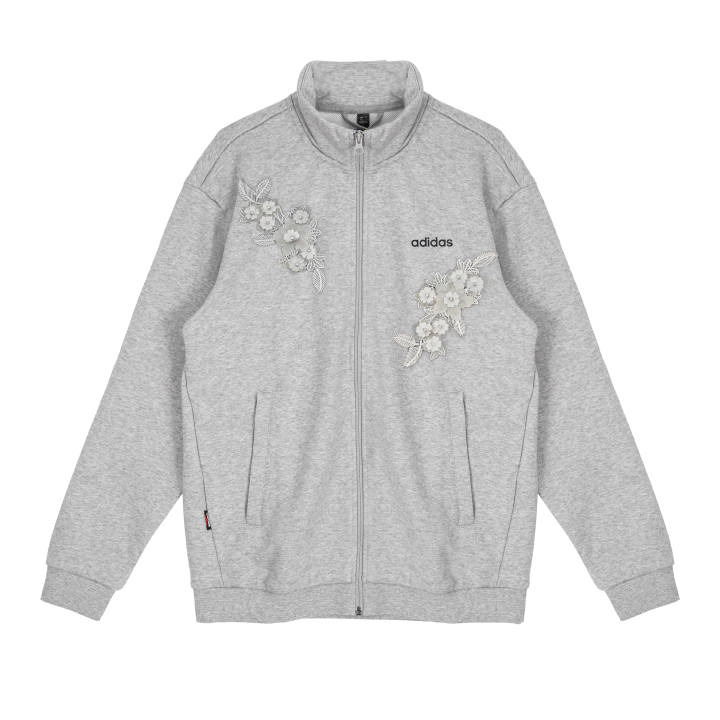 Adidas Adidas Jackets Unisex Gray Stand Collar Moderate