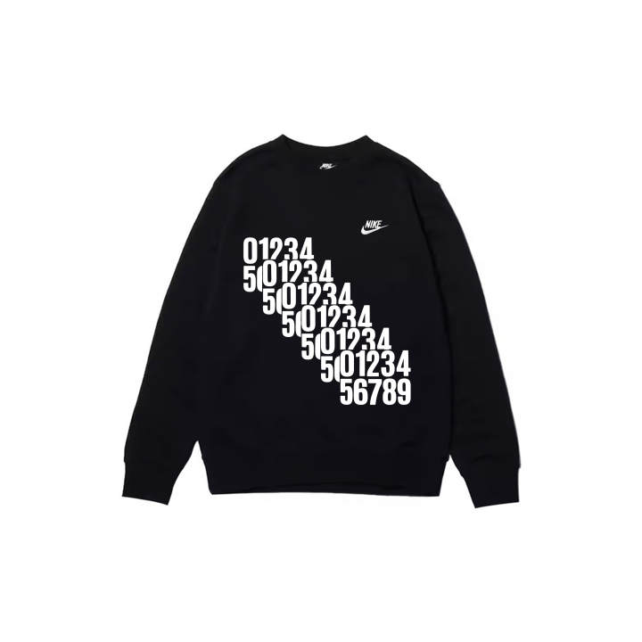 Nike Nike Sweatshirts Men's Black Crew Neck Moderate
