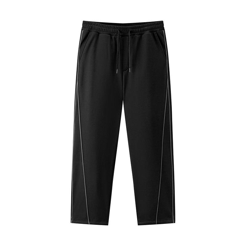Semir Mall Same Style Men's Clothing Warming Fleece Lined Loose Fit Straight Fit Sports Pants Casual Pants Unisex