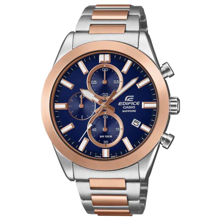 CASIO CASIO G SHOCK Quartz Movement Stainless Steel Strap Watch Unisex Blue Dial