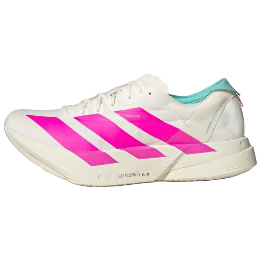 Adidas Adidas Adizero Adios Pro 4 Marathon Long Distance Running Sprint Racing Running Shoes Men's White Bright Powder